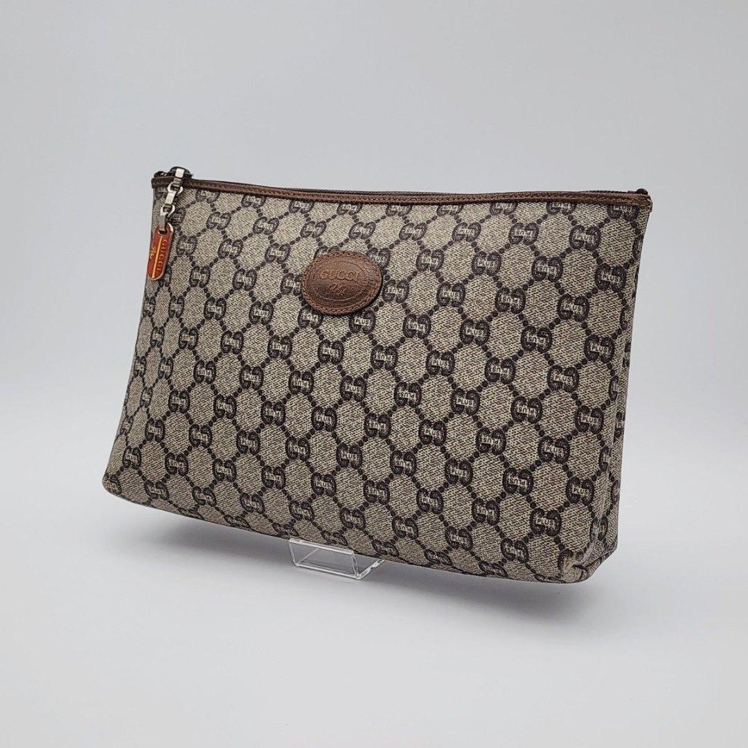 Gucci Plus Old Gucci Pouch Brown from JAPAN