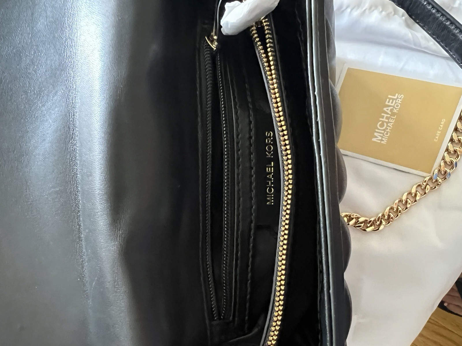 Michael Kors Whitney Medium Black Quilted Leather Shoulder Bag
