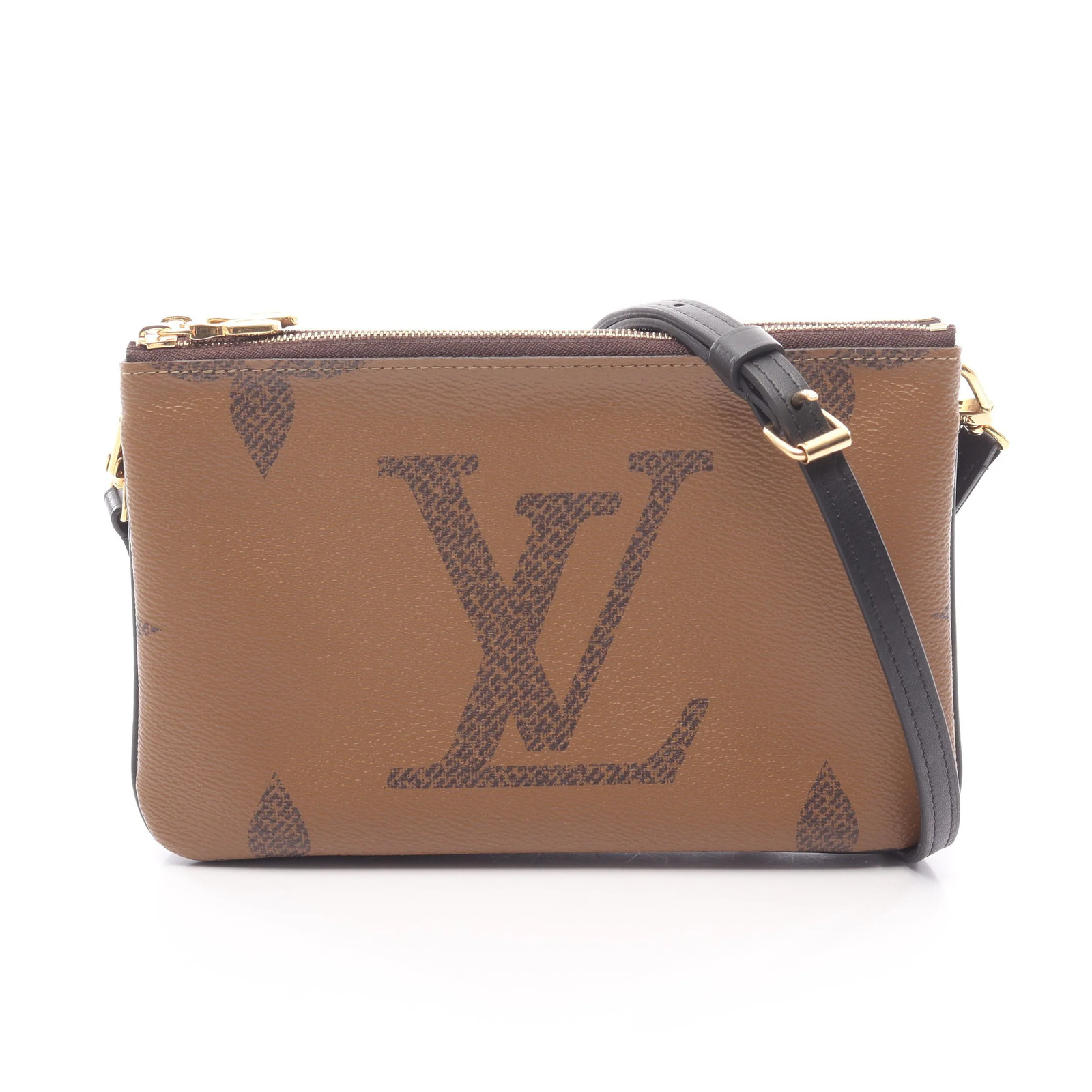 Louis Vuitton Pochette Shoulder Bag Brown PVC #RCB10288