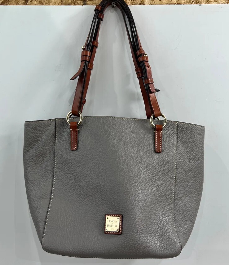 Authentic Dooney & Bourke Pebble Grain Lexington Tote with Adjustable Straps EUC