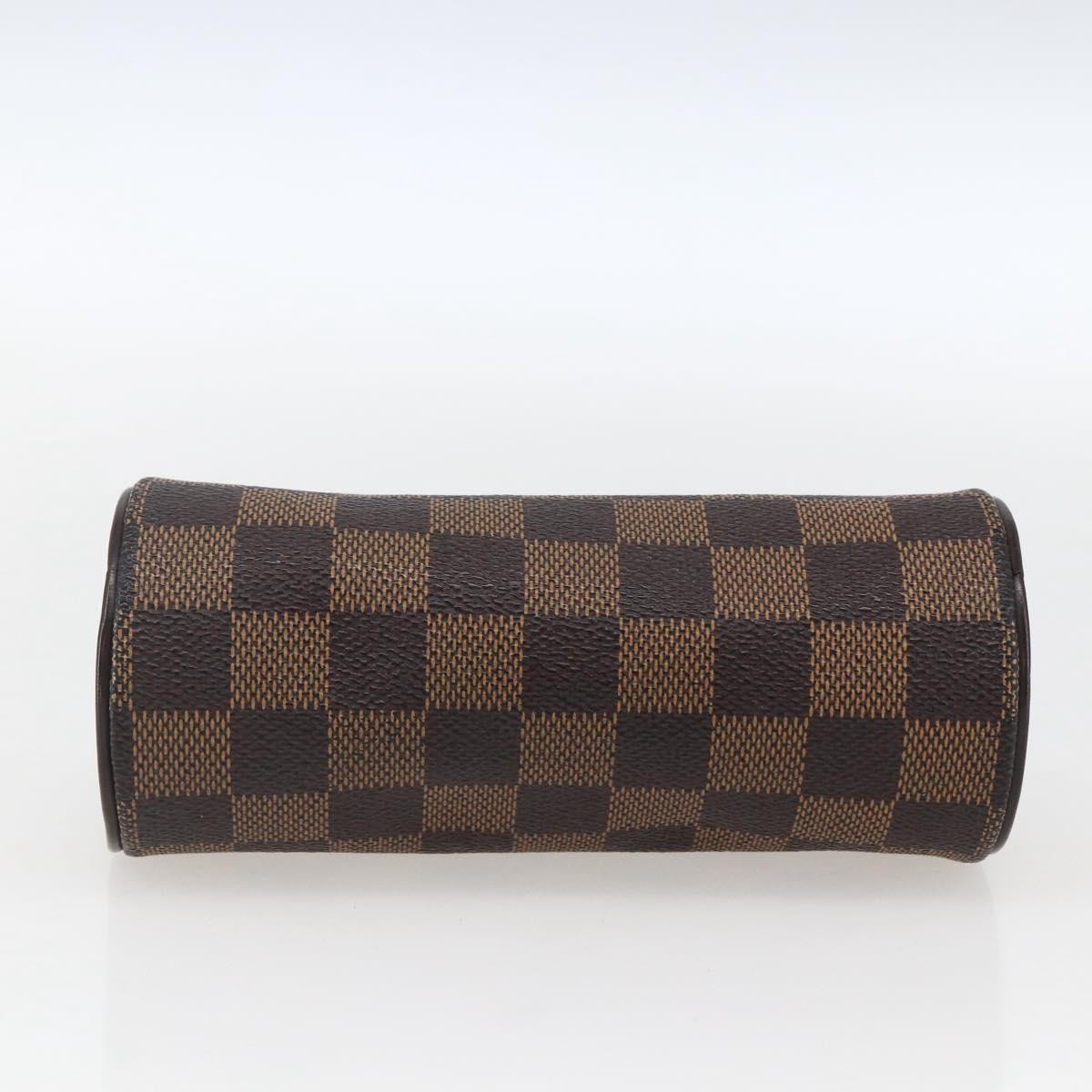 LOUIS VUITTON Damier Ebene Papillon Pouch LV Auth ep13584