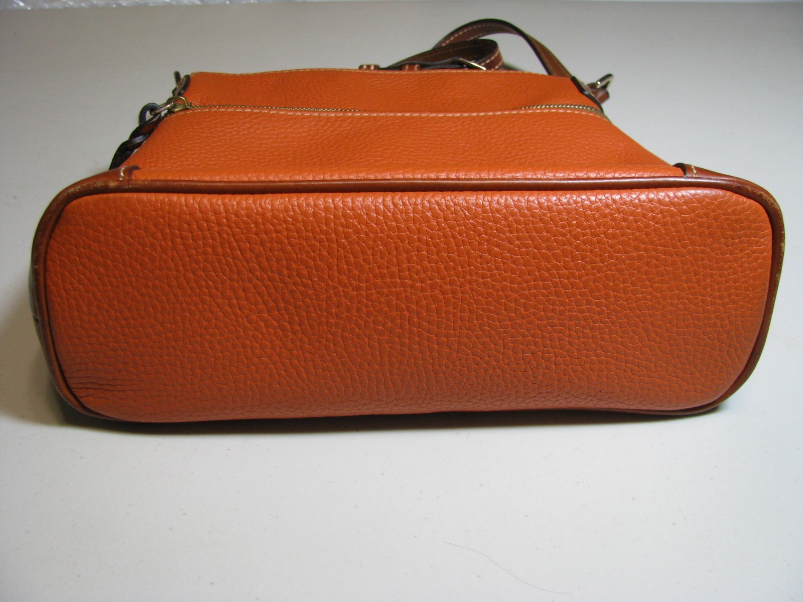Dooney & Bourke Tangerine Crossbody Pebble Leather Bag