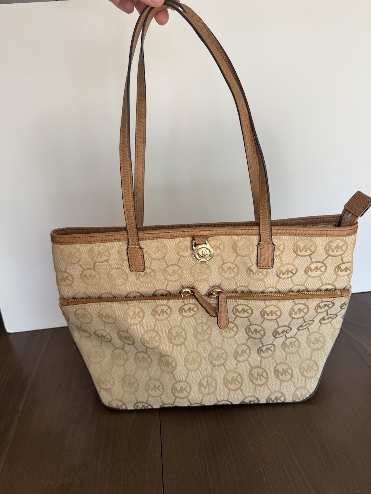 Michael Kors Over The Shoulder Purse Tan