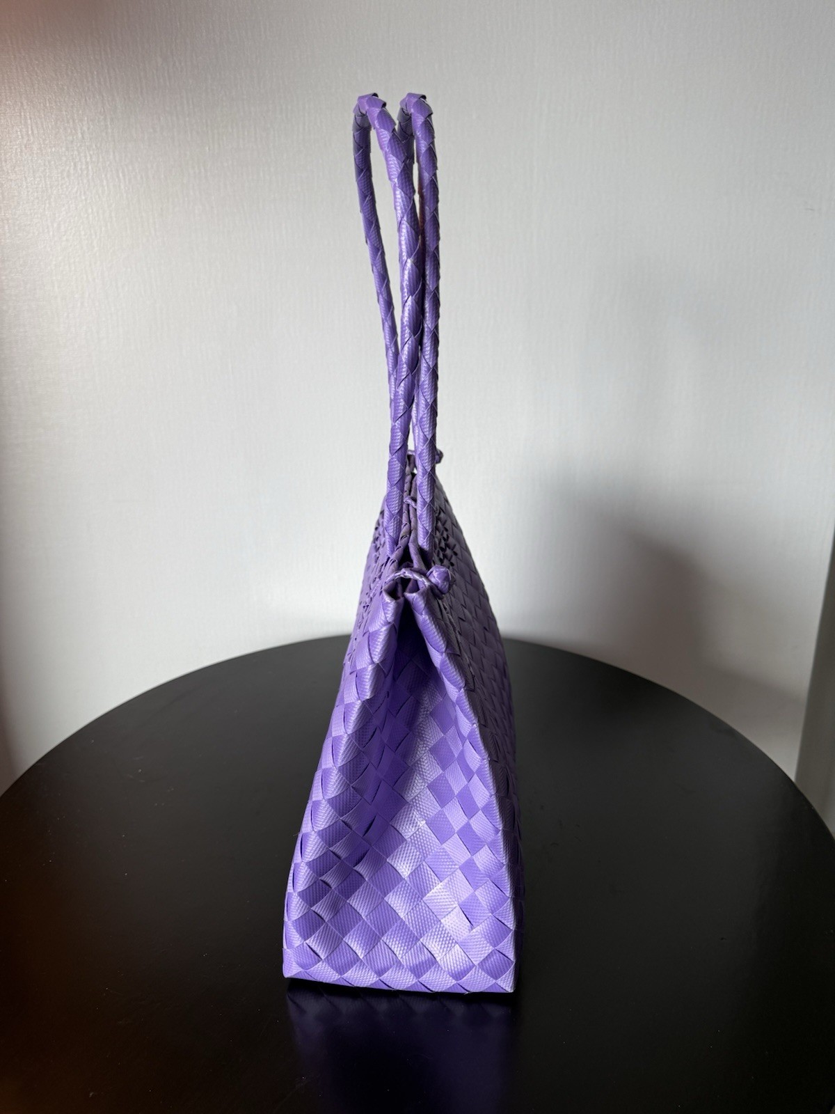 Bayong Bags Plastic Purple Small Philippines Shopping Beach Modern Purse