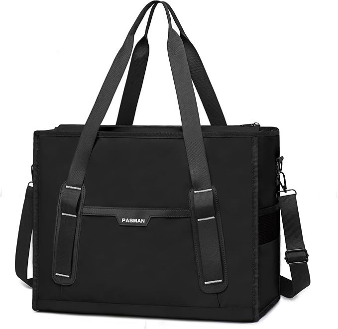 Waterproof Tote Bag for Men & Women, Travel Work Bag w/ Laptop Compartment