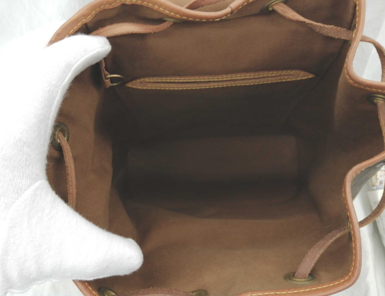 Louis Vuitton Monogram Montsouris MM Backpack M51136 Brown Japan