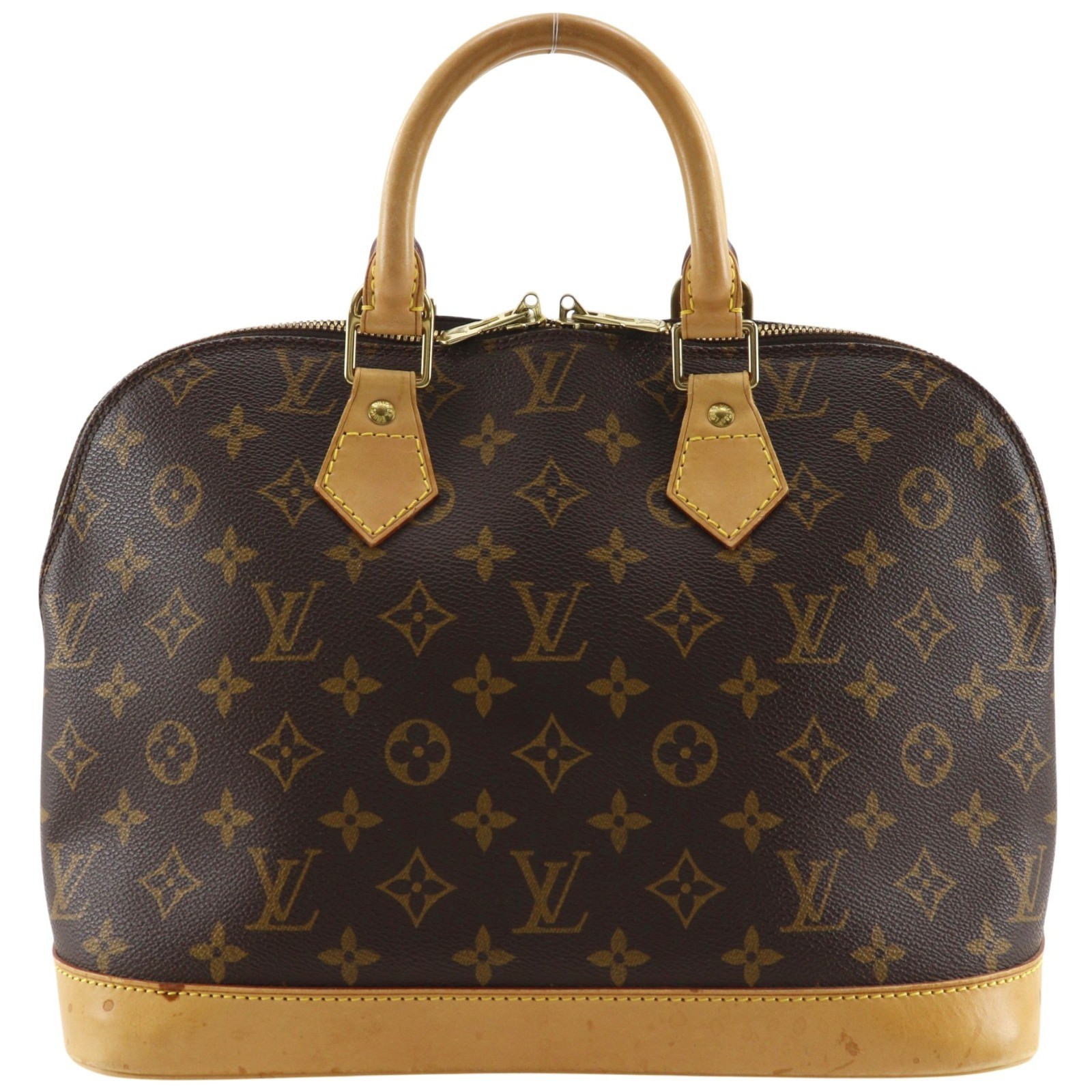 LOUIS VUITTON Alma Handbag M51130 Brown Monogram canvas Women