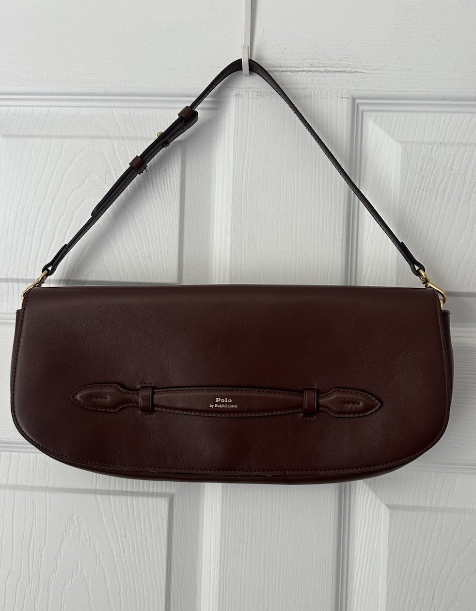 Ralph Lauren Bellport Leather Long-Flap Clutch