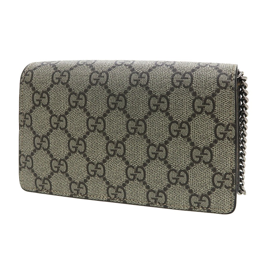 Gucci Dionysus Mini Chain Shoulder 476432 GG Supreme Canvas Beige #SAB15858