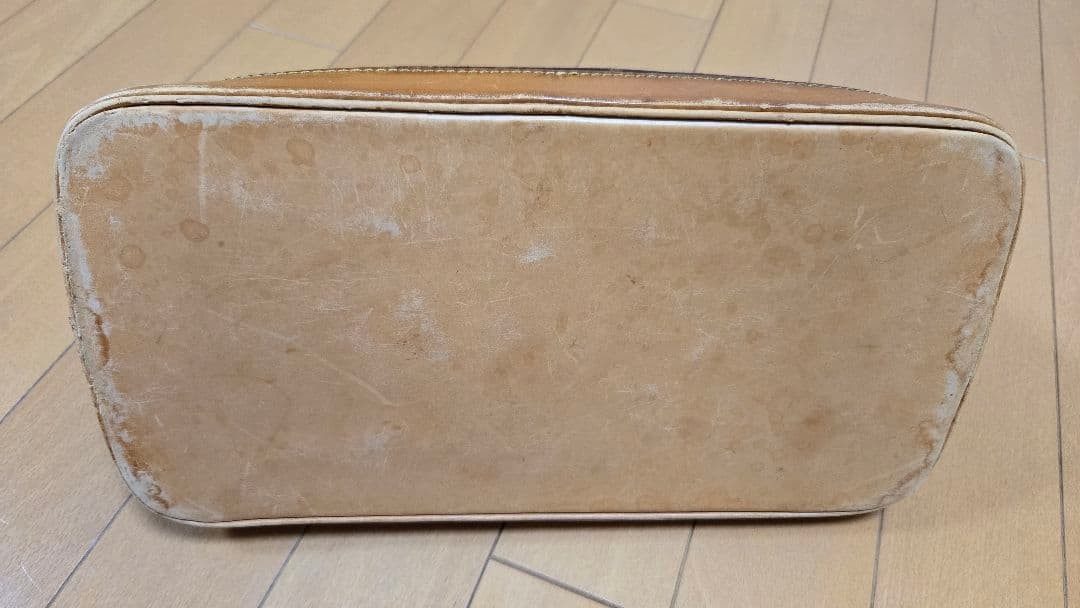 LOUIS VUITTON Monogram Alma Handbag Brown 320x170x245mm Padlock 2 Keys France