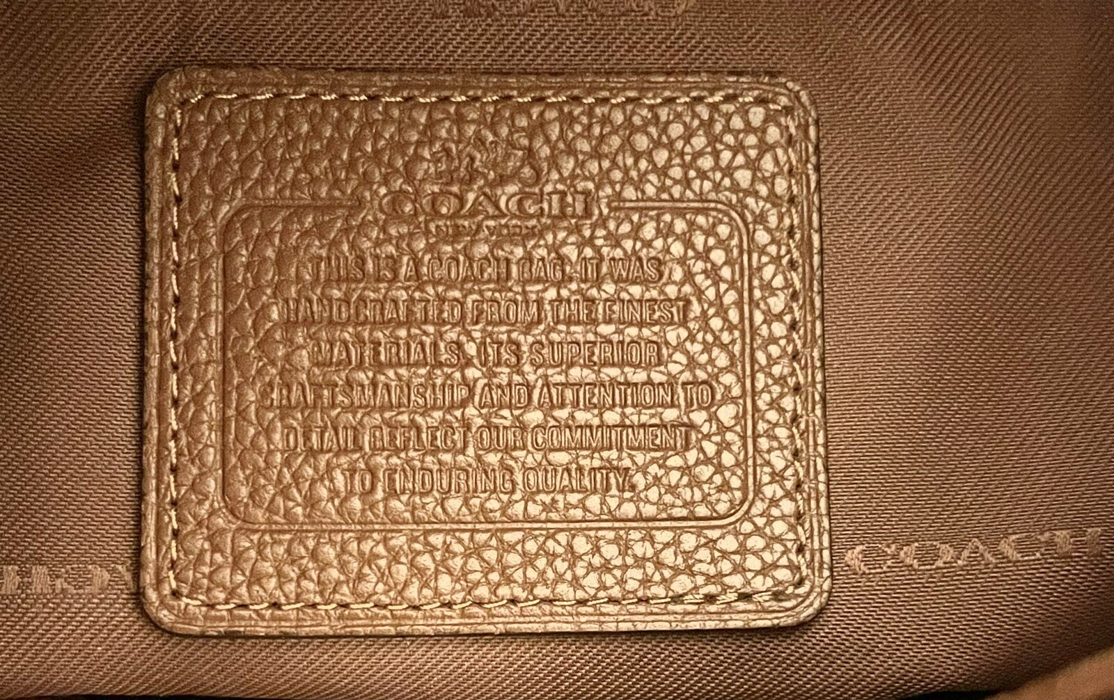 Authentic COACH Purse Large – CREED #G168036464