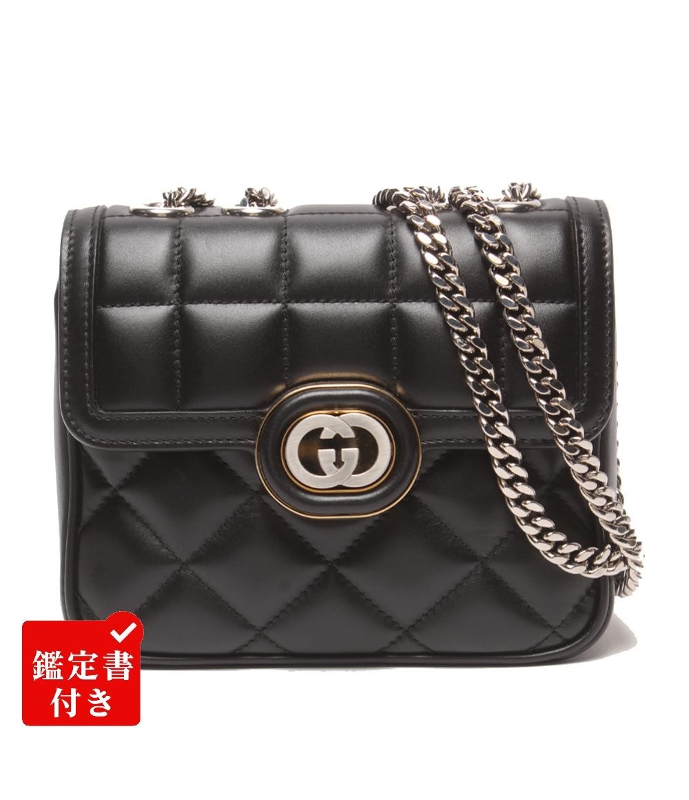 Gucci Chain Shoulder Bag Women Leather Crossbody All Season Used