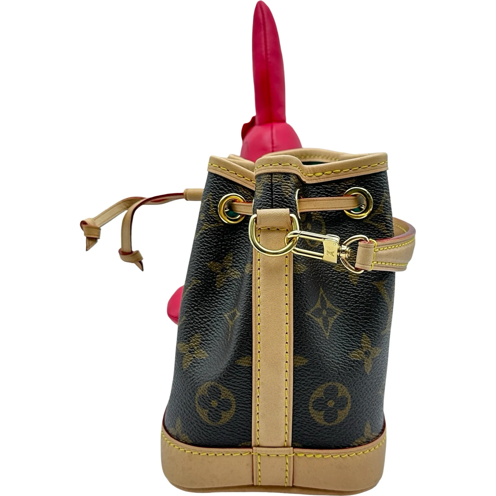 LOUIS VUITTON Nano Noé Brown Monogram Shoulder Bag M11305 #OKB1762