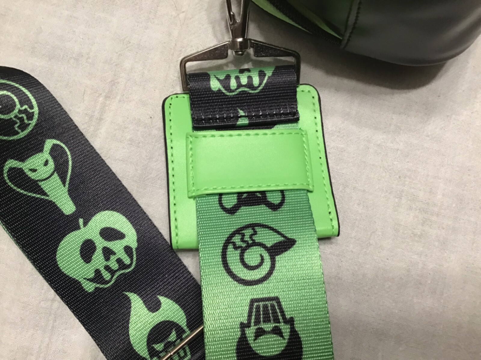 Disney Parks Villains Crossbody Bag Purse Up to No Good Black Green New