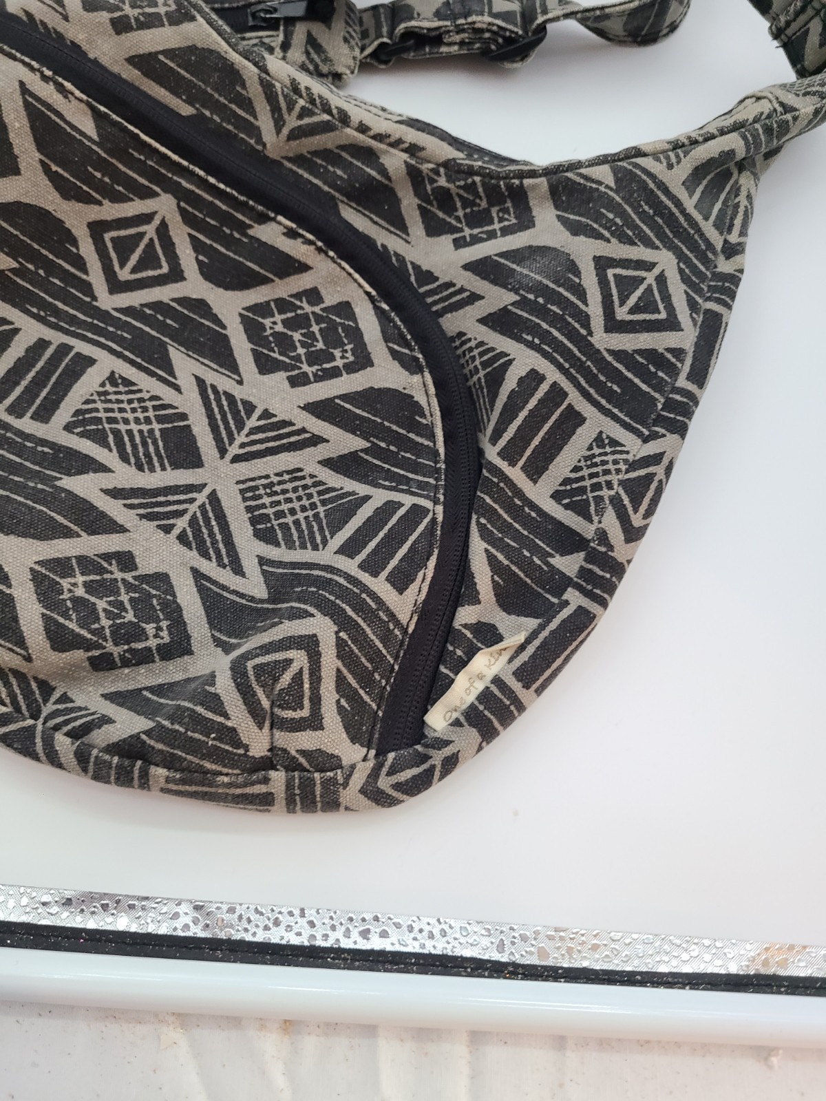 KAVU Sydney Satchel Crossbody Bag featuring a Triibal Print Design.