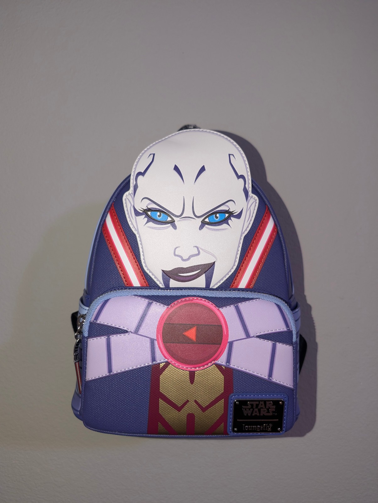 Loungefly Mini Backpack Hard Tag Star Wars Asajj Ventress