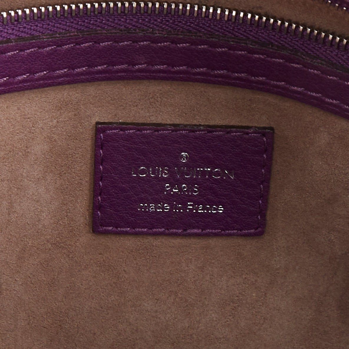LOUIS VUITTON Sofia Coppola SC Bag BB violet purple calfskin leather satchel bag
