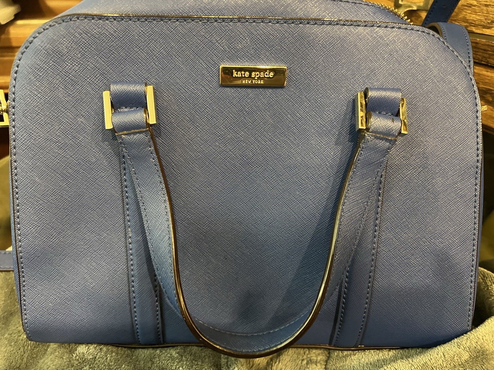 Kate Spade Newbury Lane Small Satchel Royal Blue