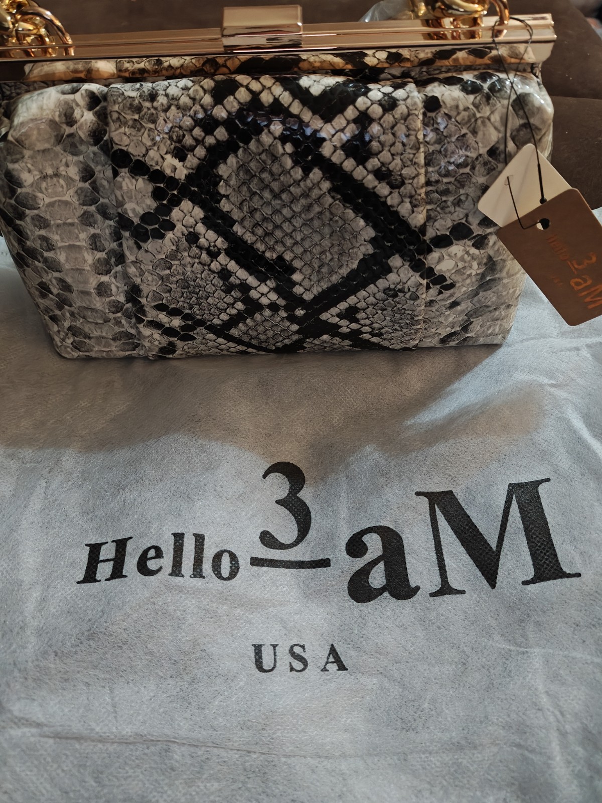 Snakeskin Handbag-NWT