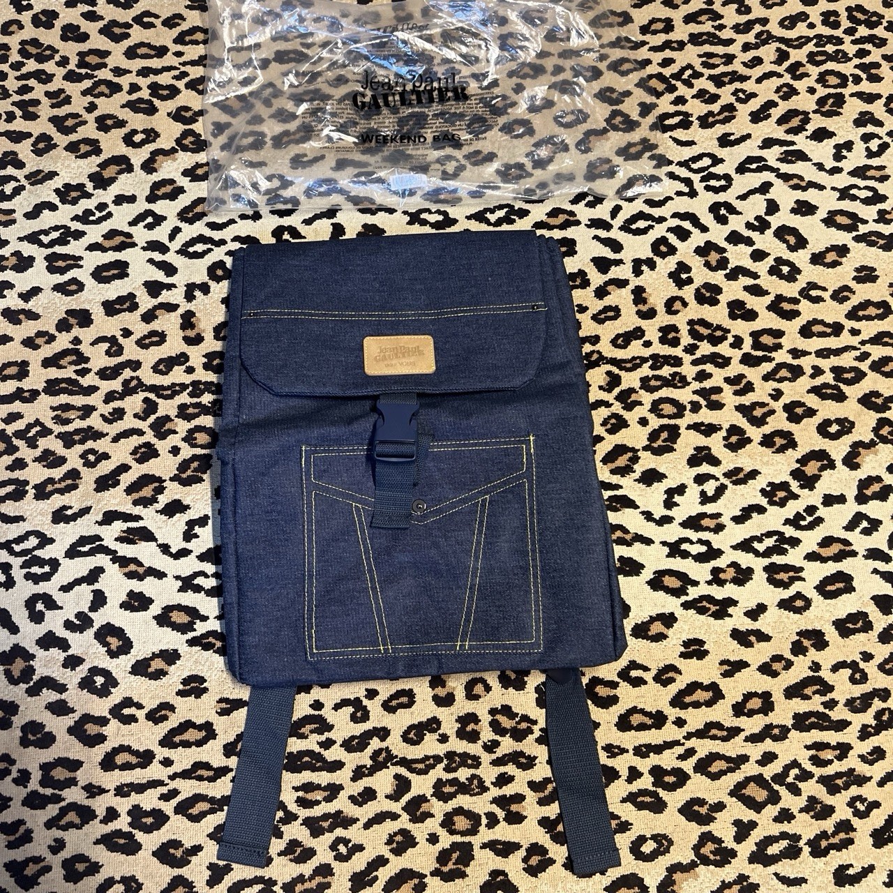 JEAN PAUL GAULTIER DENIM WEEKEND BACKPACK – BRAND NEW