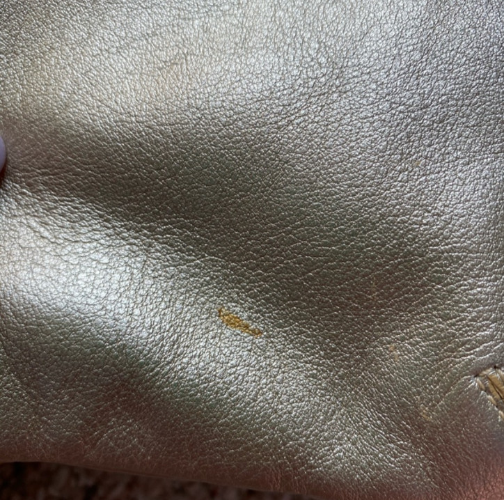 RARE 2008 Coach Madison Metallic Leather Foldover Clutch/Wristlet (Style 42544)