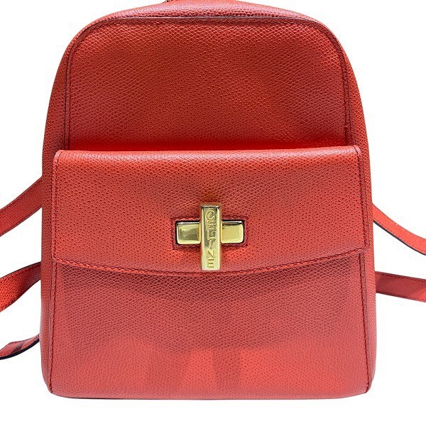 Celine Mc-96 Vintage Leather Bag Rucksack Ladies Used