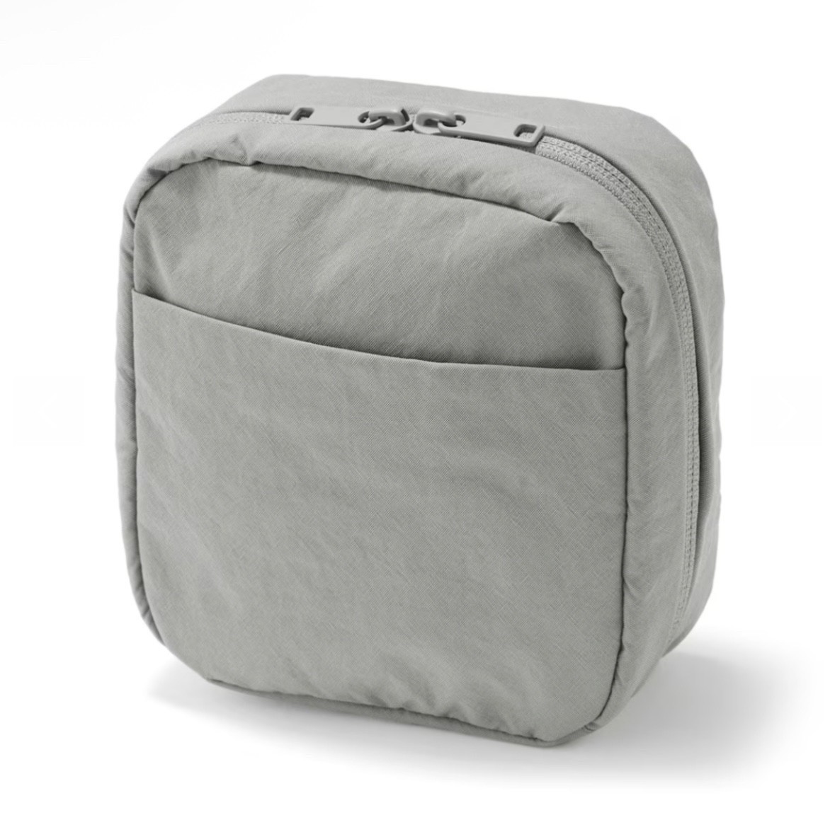 MUJI Japan pouch grey size 14×16×6