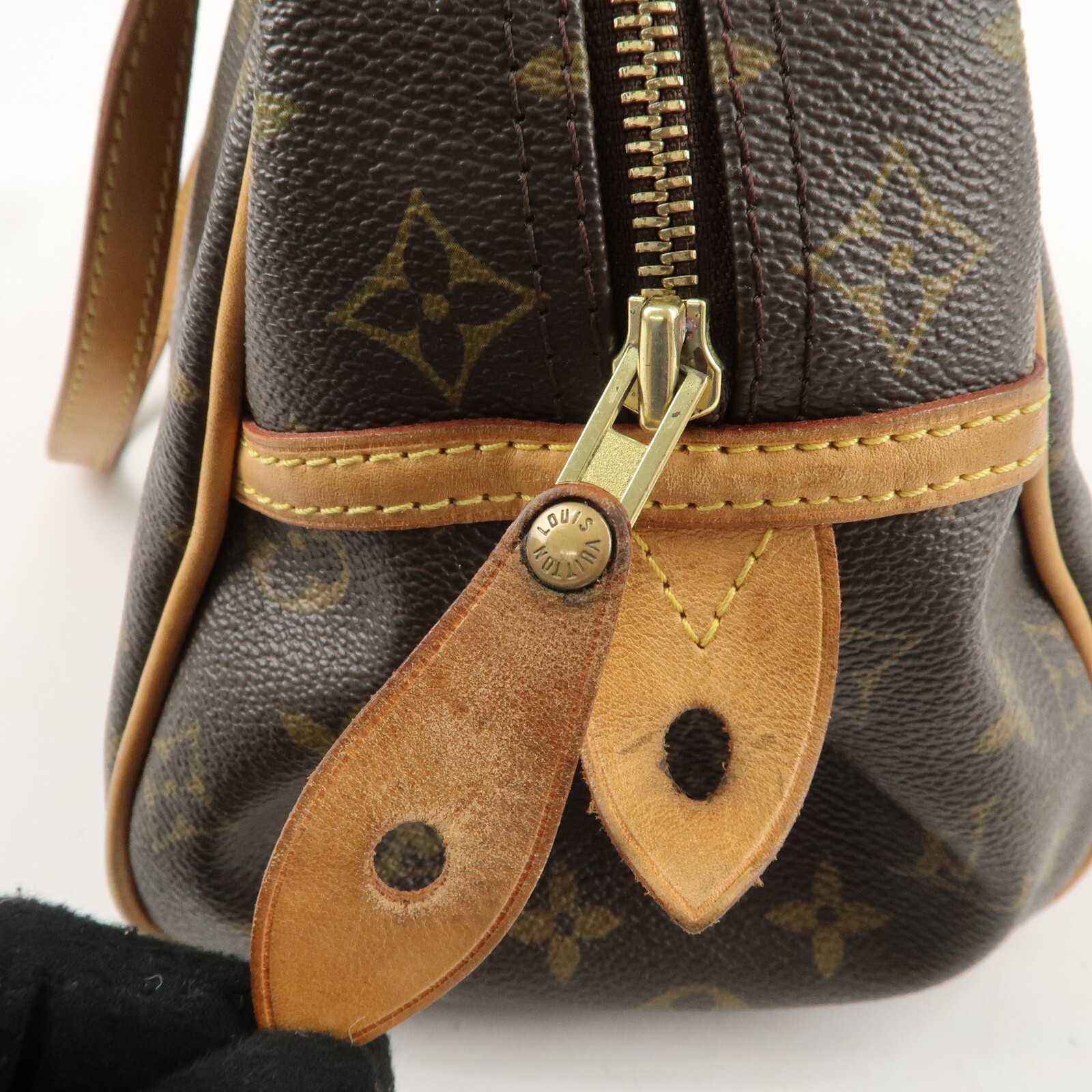 Louis Vuitton Monogram Montorgueil PM Shoulder Bag Brown M95565 Auth Used