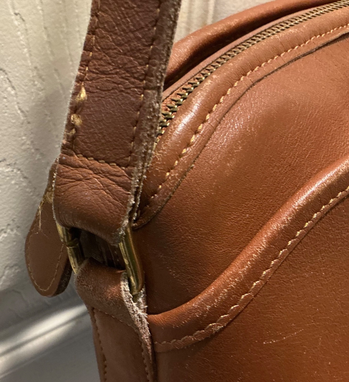 Vintage Coach Shoulder Bag Anderson F5D-9976 Tabac Leather Good Condition