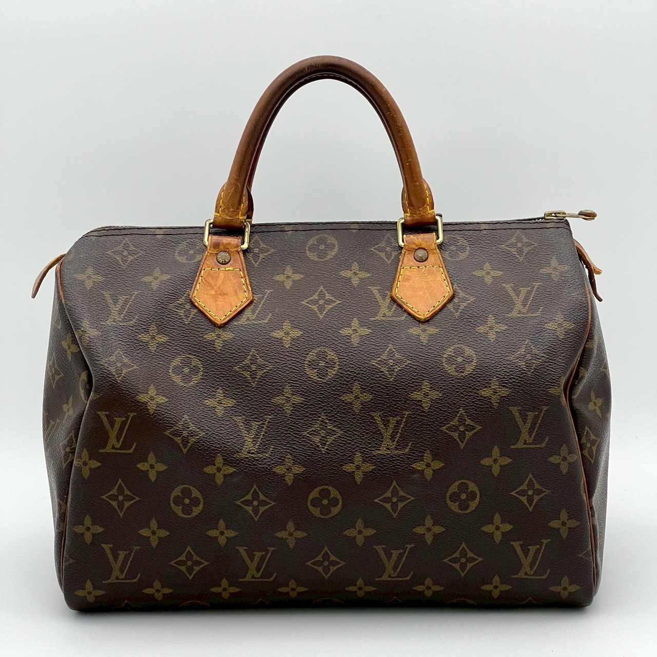 Louis Vuitton Monogram Speedy 30 M41526 Brown Boston Bag S2 22