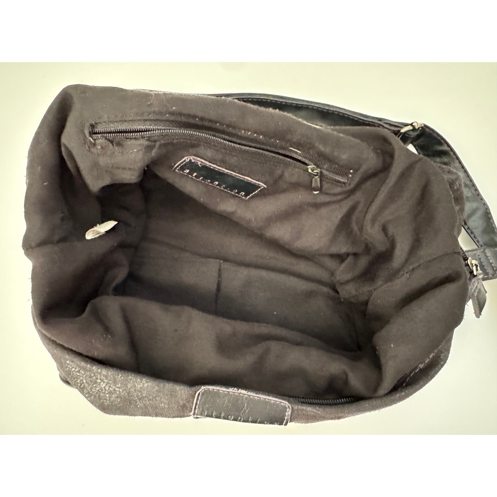 ATTENTION Crossbody Bag Women One Size Brown Quilted Leather Casual