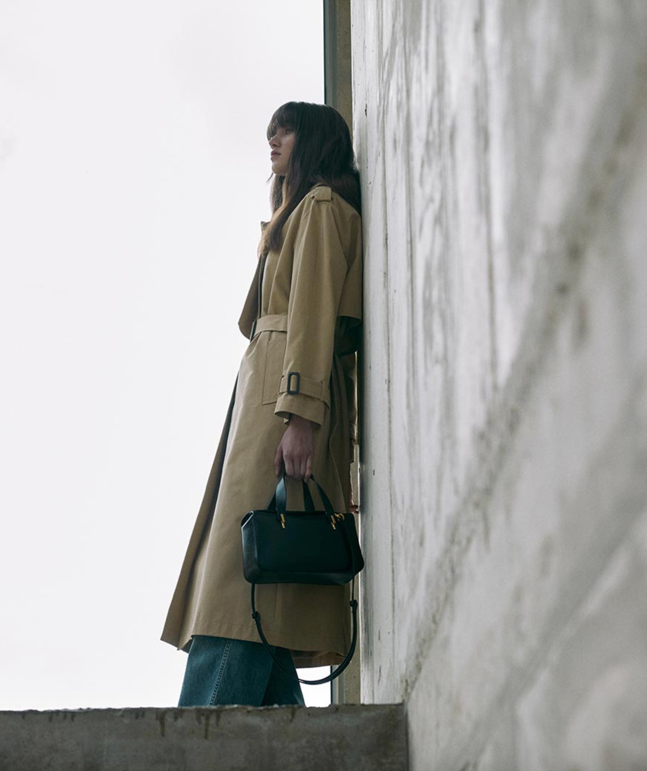 LOEUVRE Sac de Rue Small_Black / Loeuvre shoulder bag
