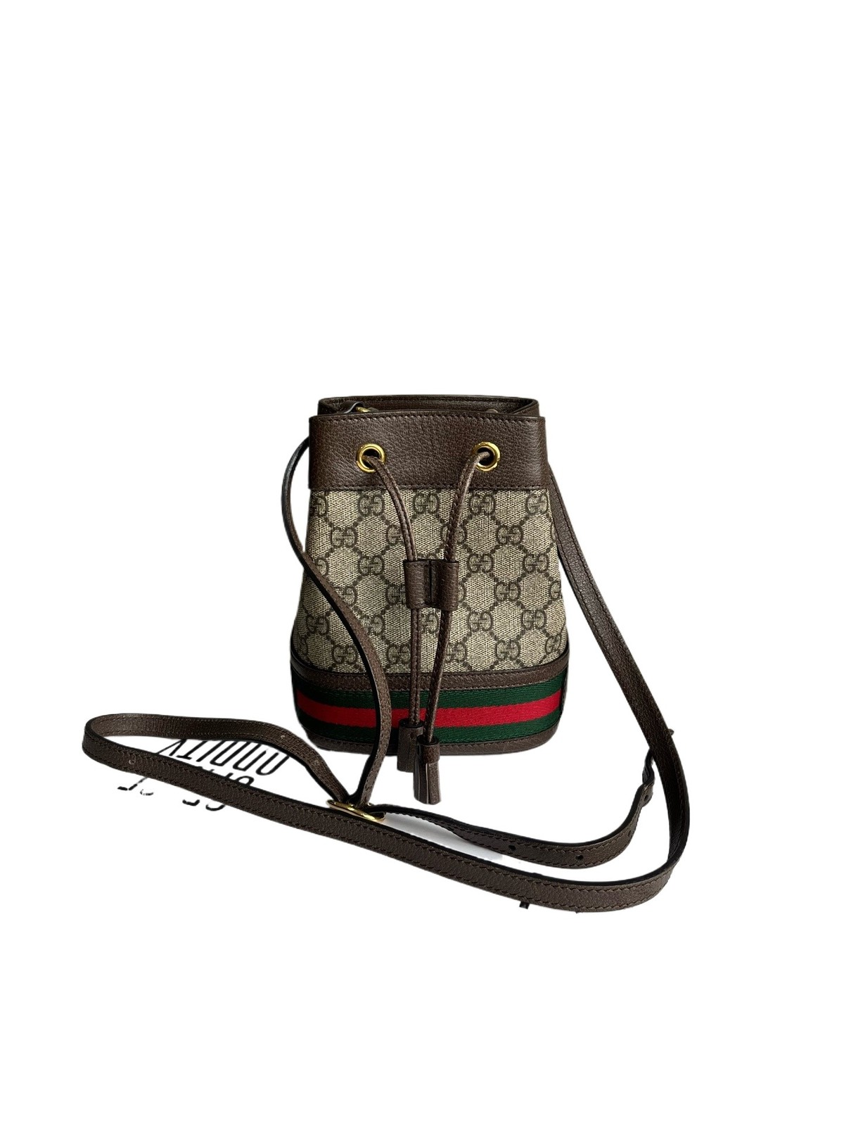 Authentic Gucci GG Supreme Canvas with Leather Trim eBay AG