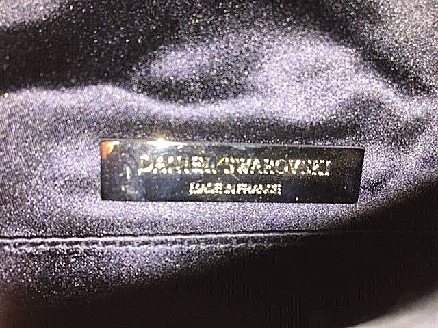 DANIEL SWAROVSKI CRYSTAL MESH EVENING BAG MERIDIAN BLUE RUTHENIUM HW NWT $3000