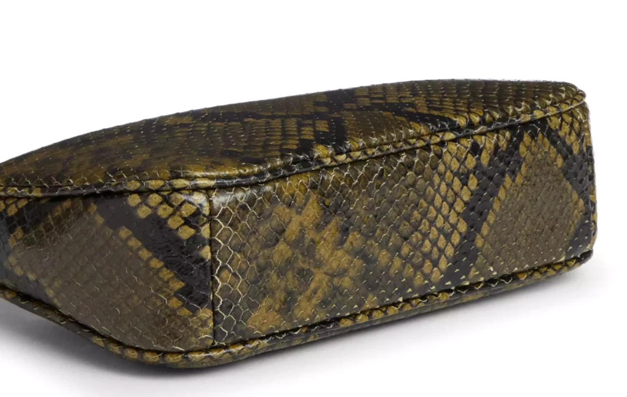 NWT Coach Nolita 19 Shoulder Bag Wristlet Snake Print CCF62 OLIVE MULTI Leather