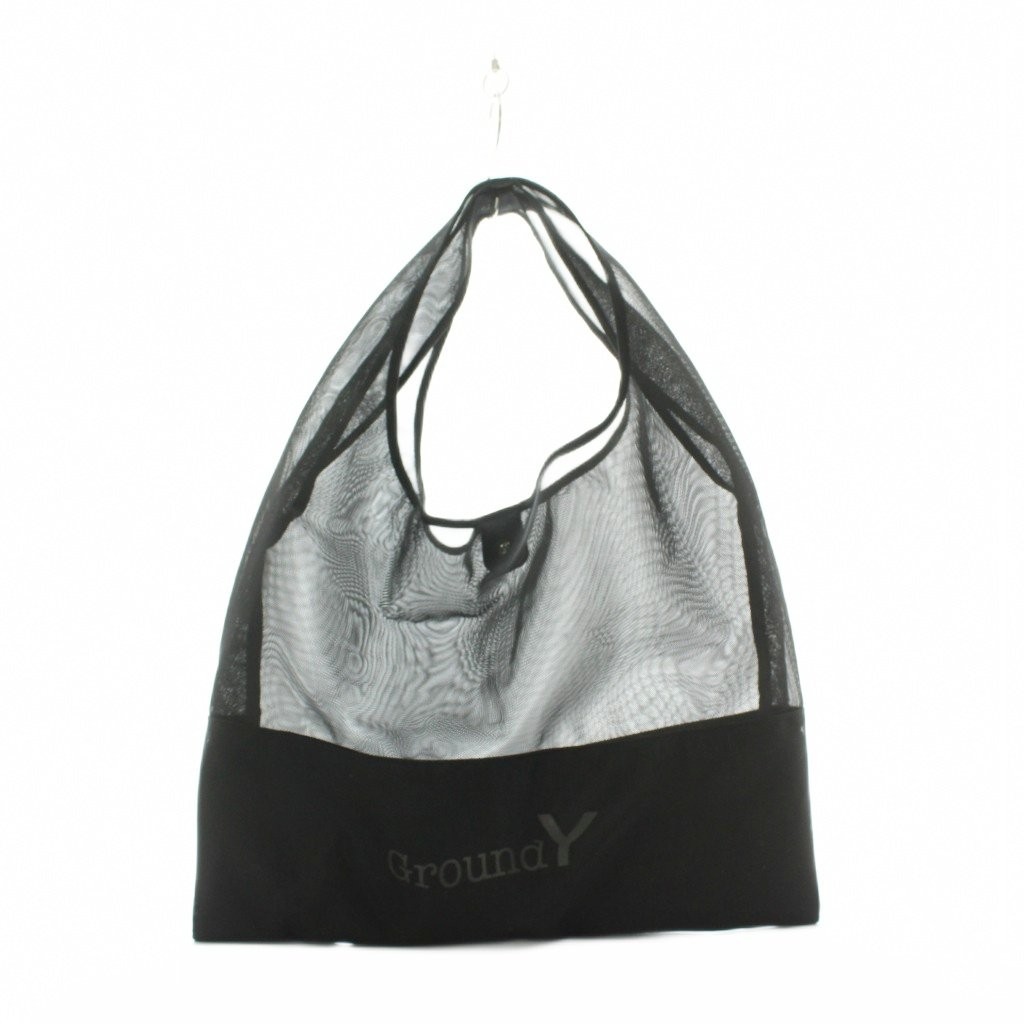 GroundY Yohji Yamamoto GroundY 25SS POLYESTER MESH TOTE Tote Bag Mesh Logo