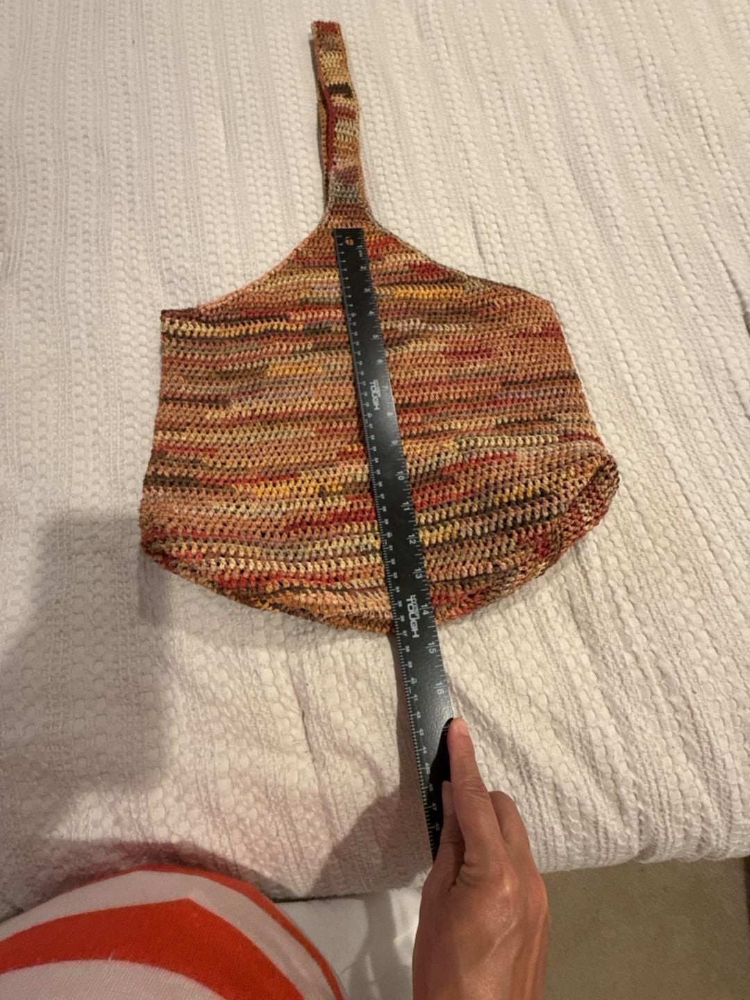 Helen Kaminski Multi-Toned Raffia Crochet Hobo Bag