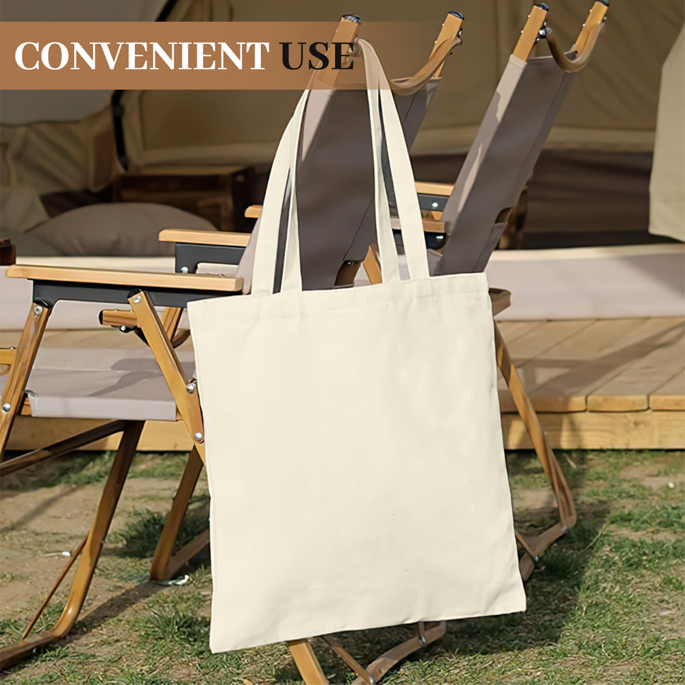 Custom Tote Bag Canvas Logo/Text/Image Print Your Design Durable Personalized