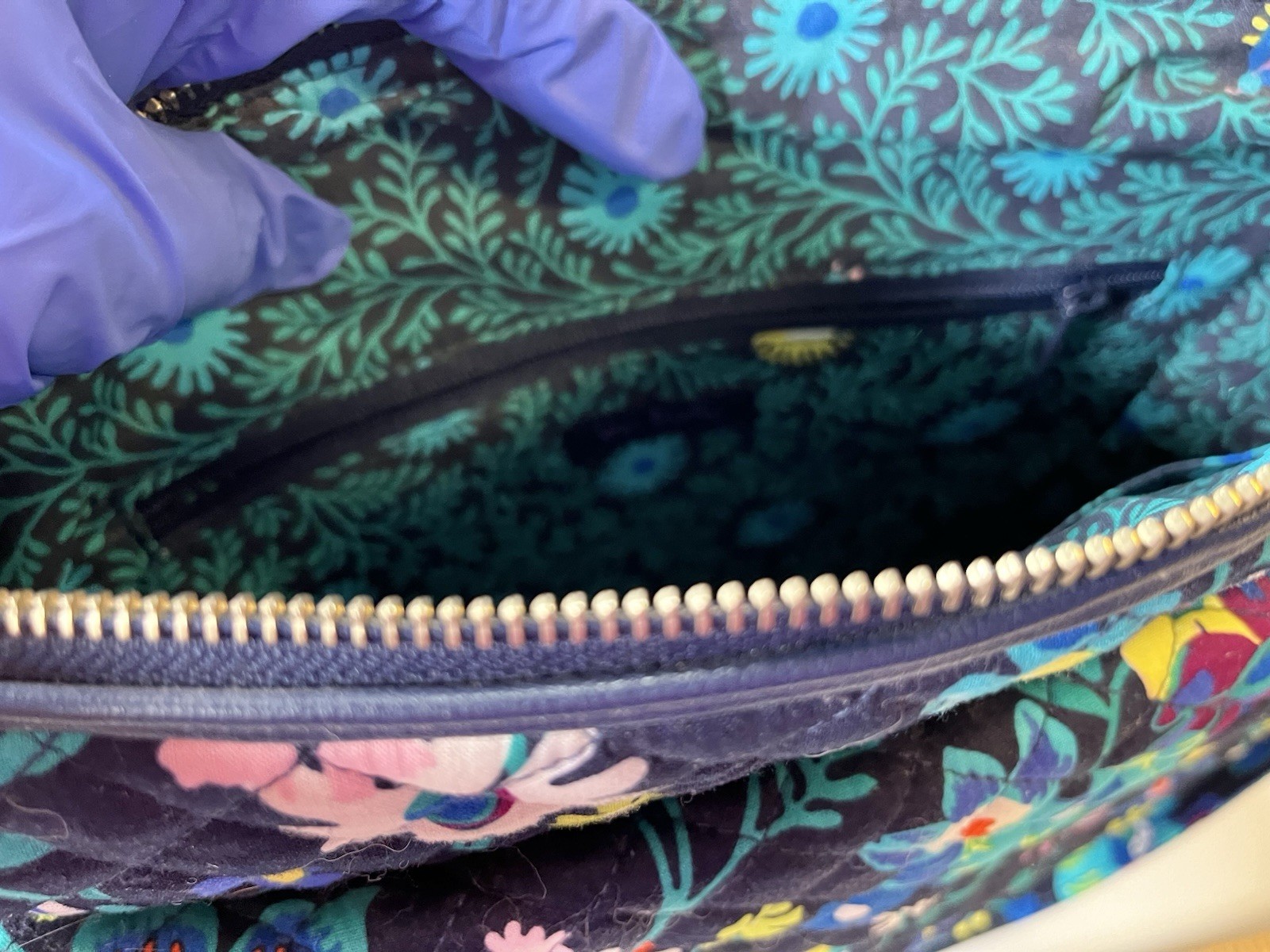 Vera Bradley Carson Shoulder Bag Moonlight Pattern