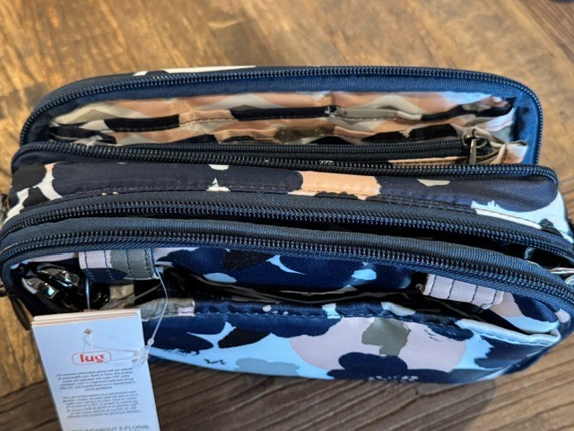NWT Lug Mini Crossbody, Wristlet & Belt Bag Roundabout 2 Floral Multi