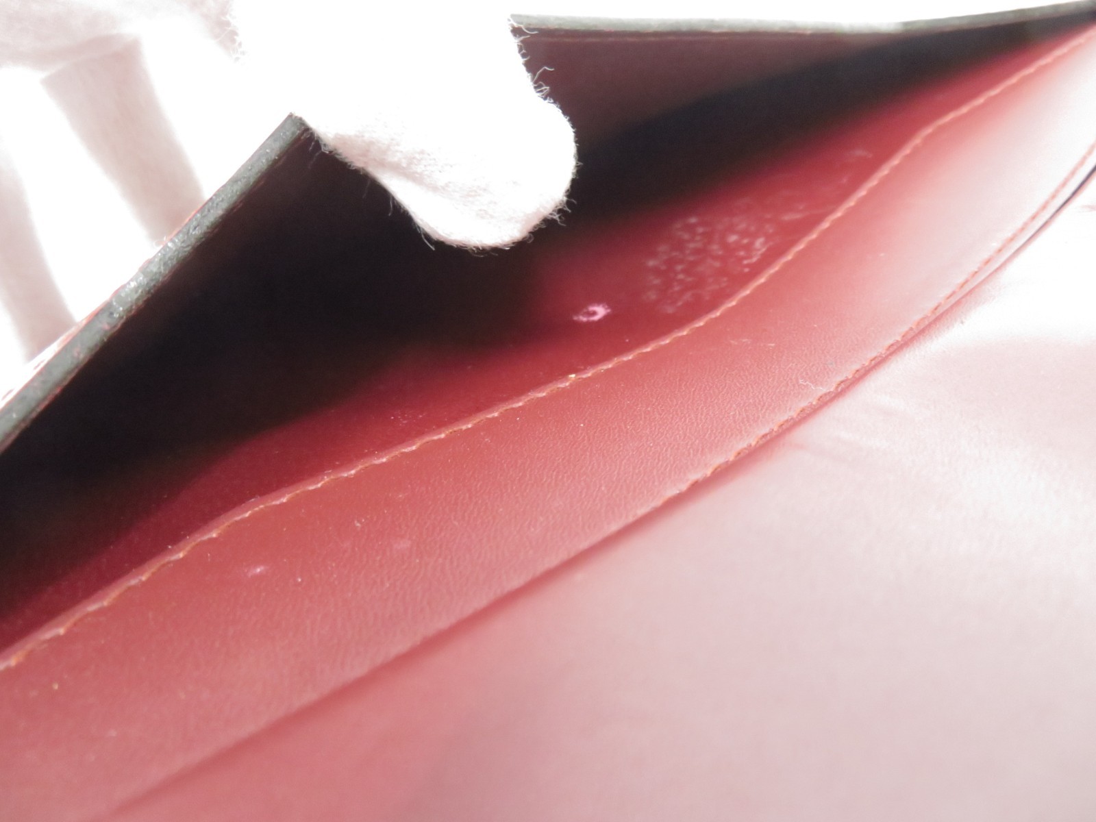 Authentic Cartier Must de Cartier Leather Clutch Bag #52906