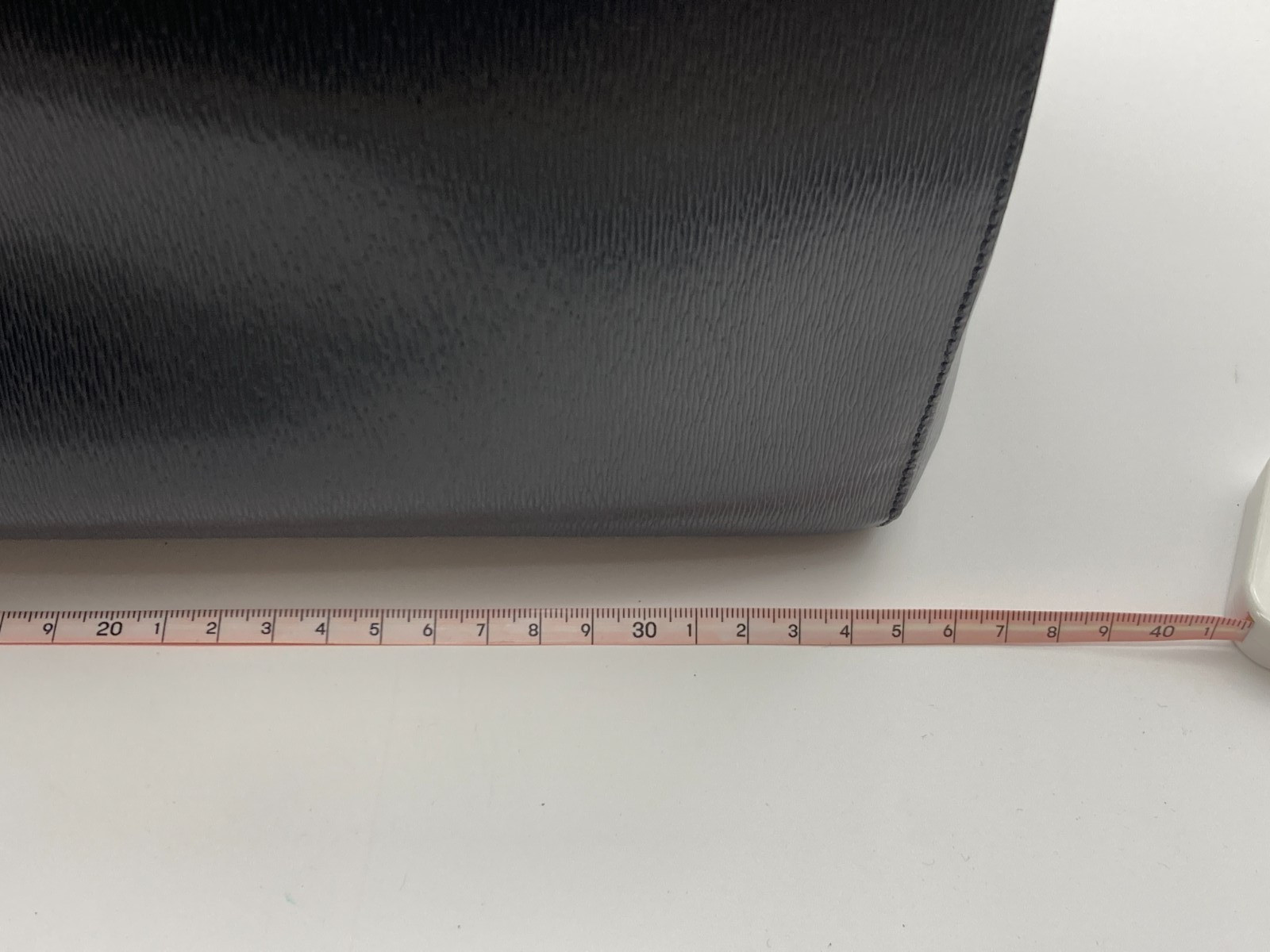 BALLY Top Handle Bag Black Leather Formal Authentic 35cm