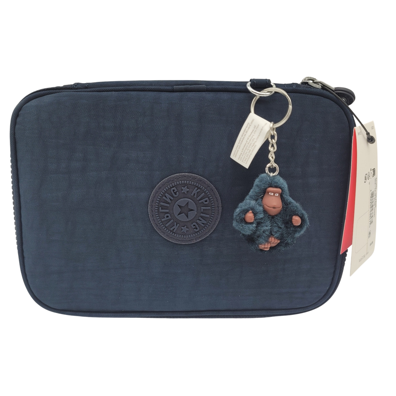Kipling True Blue Tonal Printed 100 Pens Case – One Size Travel Pouch