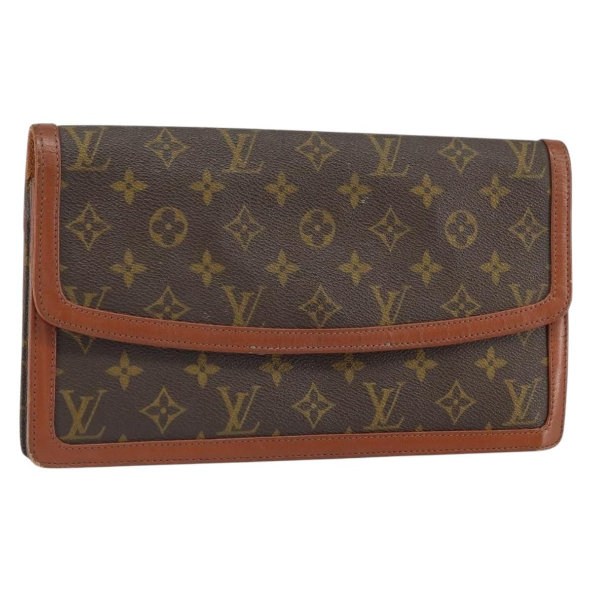 LOUIS VUITTON Monogram Pochette Dam GM Clutch Bag M51810 LV Auth 163287