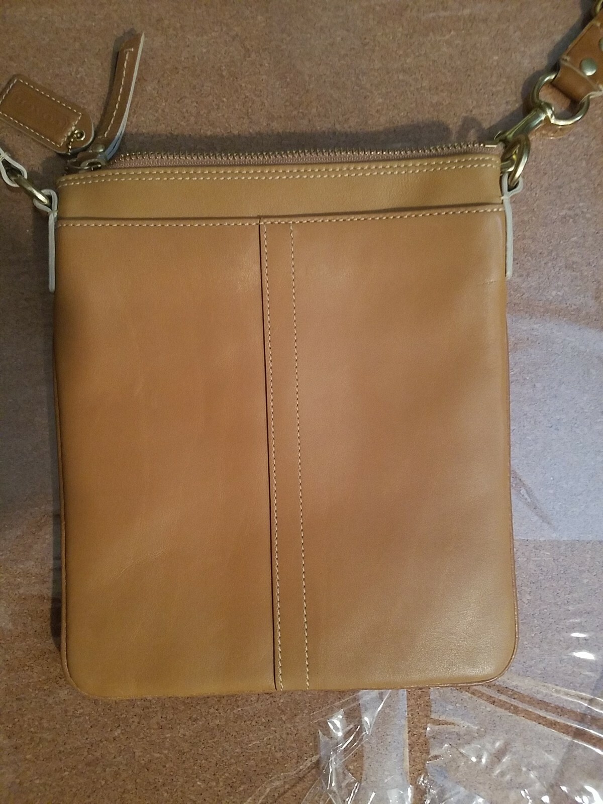 Coach Shoulder Bag 7 1/2 in. Length x 8 1/2 in. Height