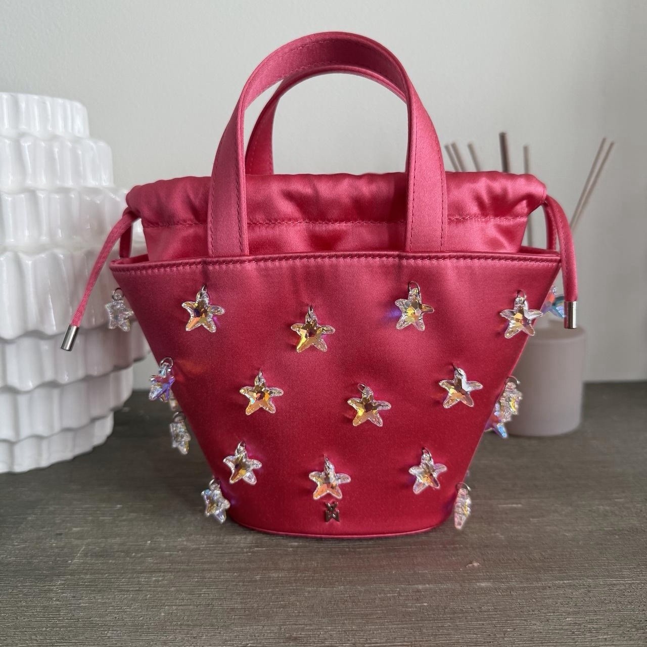 Amina Muaddi Daryl Starfish bucket bag