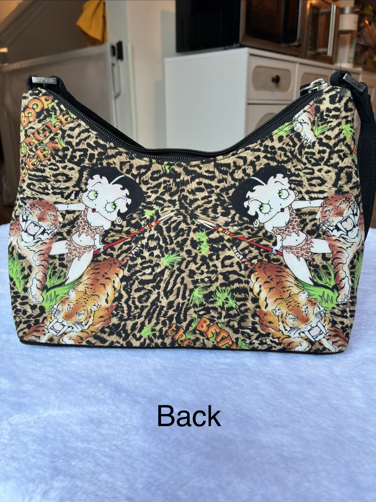 Betty Boop Jungle Queen Leopard Print Vintage Y2k Animal Print Mini Purse Micro