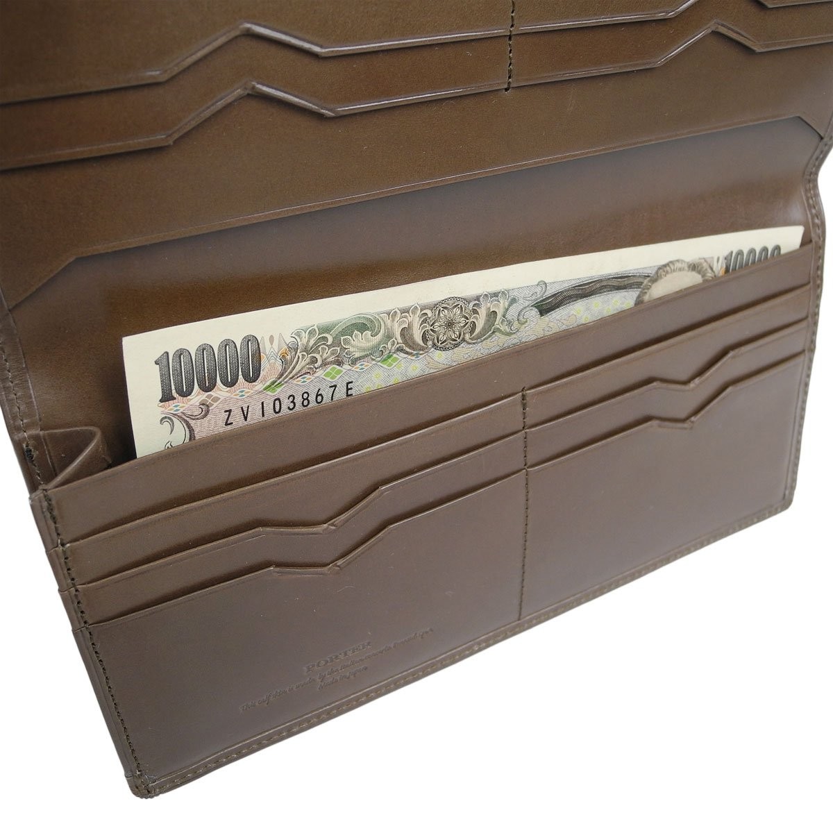 [Porter] [Yoshida bag] Long wallet Fresco Fresco 196-03827 (1. Black)