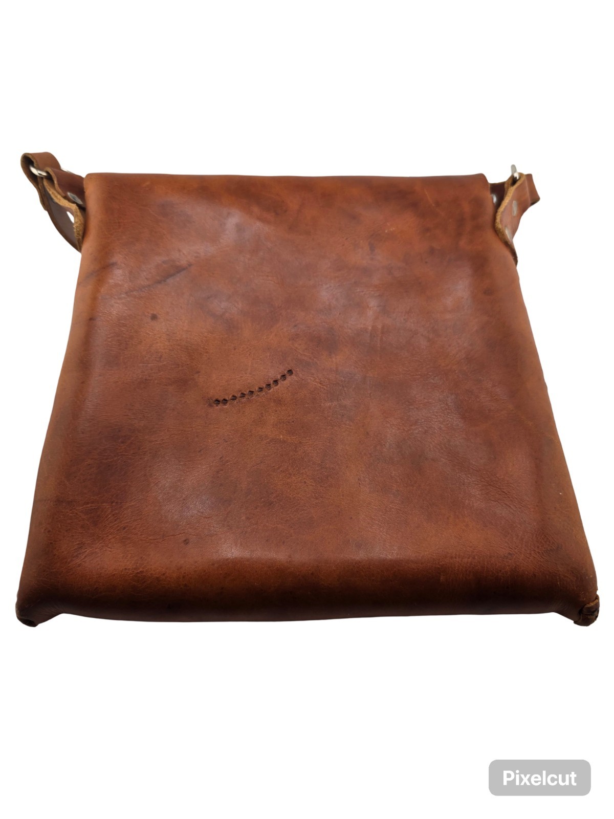 Vintage Leather tooled handcrafted crossbody bag