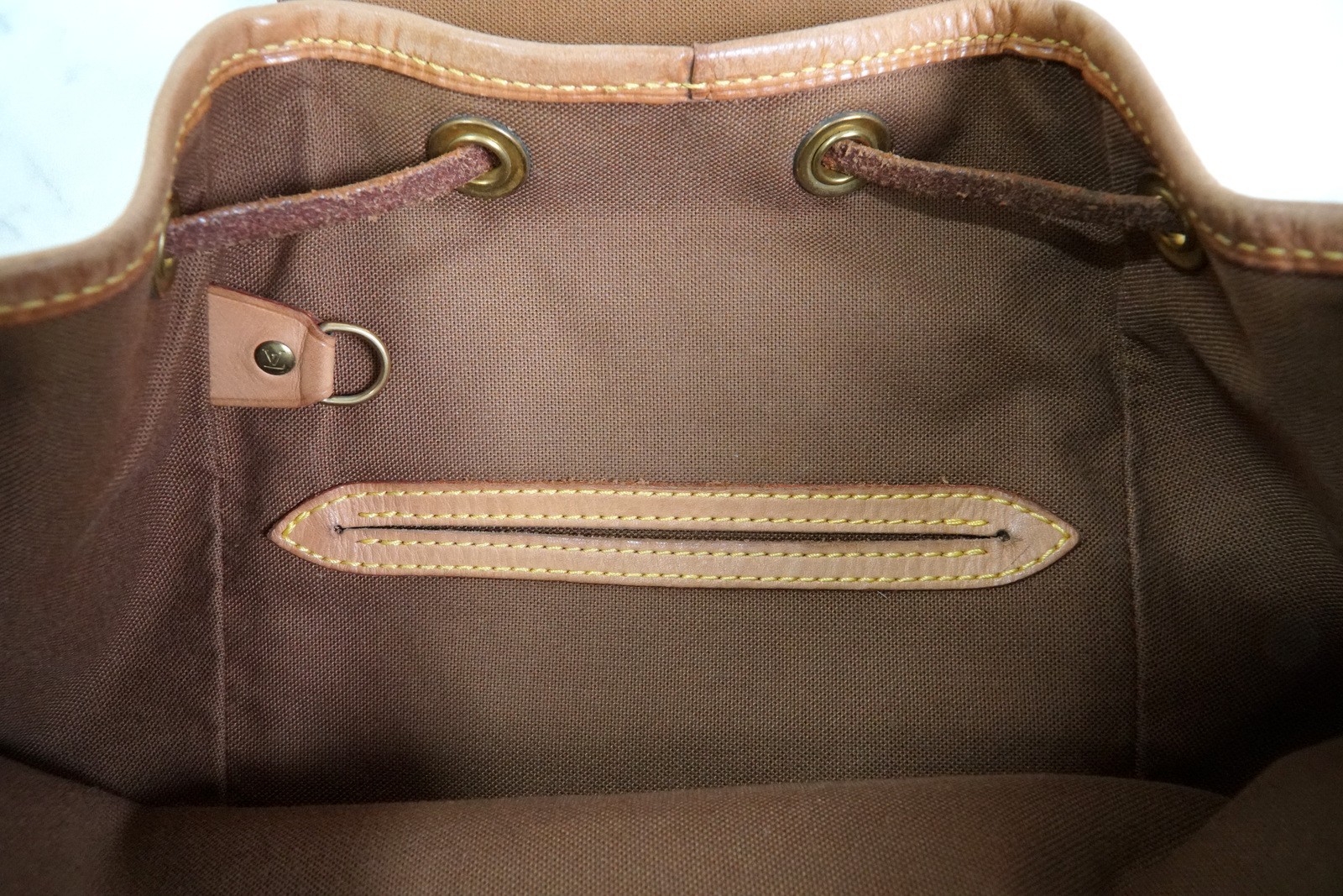 [Very Good] Louis Vuitton Monogram Montsouris MM Backpack Rucksack M51136 Auth